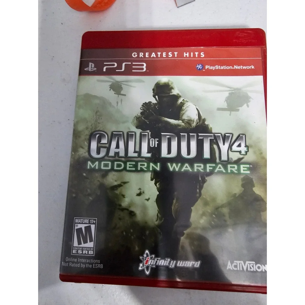 Call of Duty 4 Modern Warfare‎ PS3 Greatest Hits Activision Infinity Ward CIB